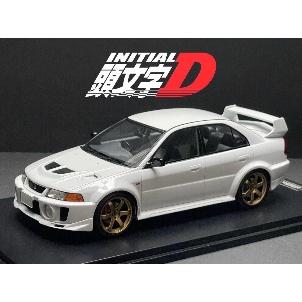 1/18 Initial D Text D Tarmac Works Mitsubishi evo5 Lancer Evolution V Chuanchuan Comic Version Only 