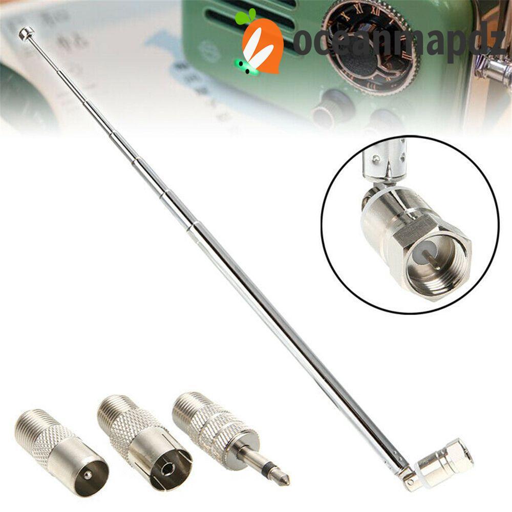 OCEANMAPDZ Aerial FM F Type พร้อมอะแดปเตอร์ TV/3.5 Wave 86-106MHz