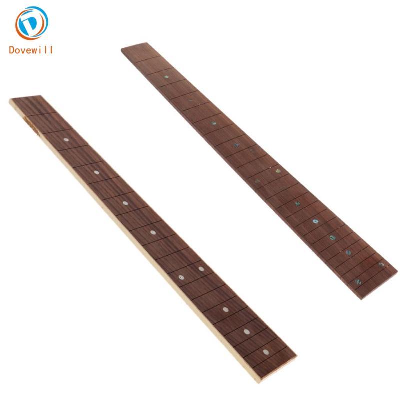 [Dovewill] 19/24 Fret Rosewood Fret Board Fingerboard สําหรับกีตาร์คอ Luthier วัสดุ
