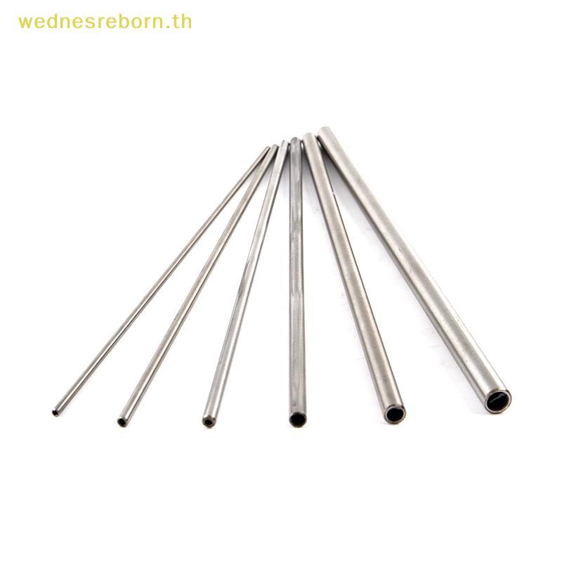 # WDBTH # Silver Round 304 Stainless Steel Capillary Tube Pipelery Tube 250mm Hollow Circular Tube .