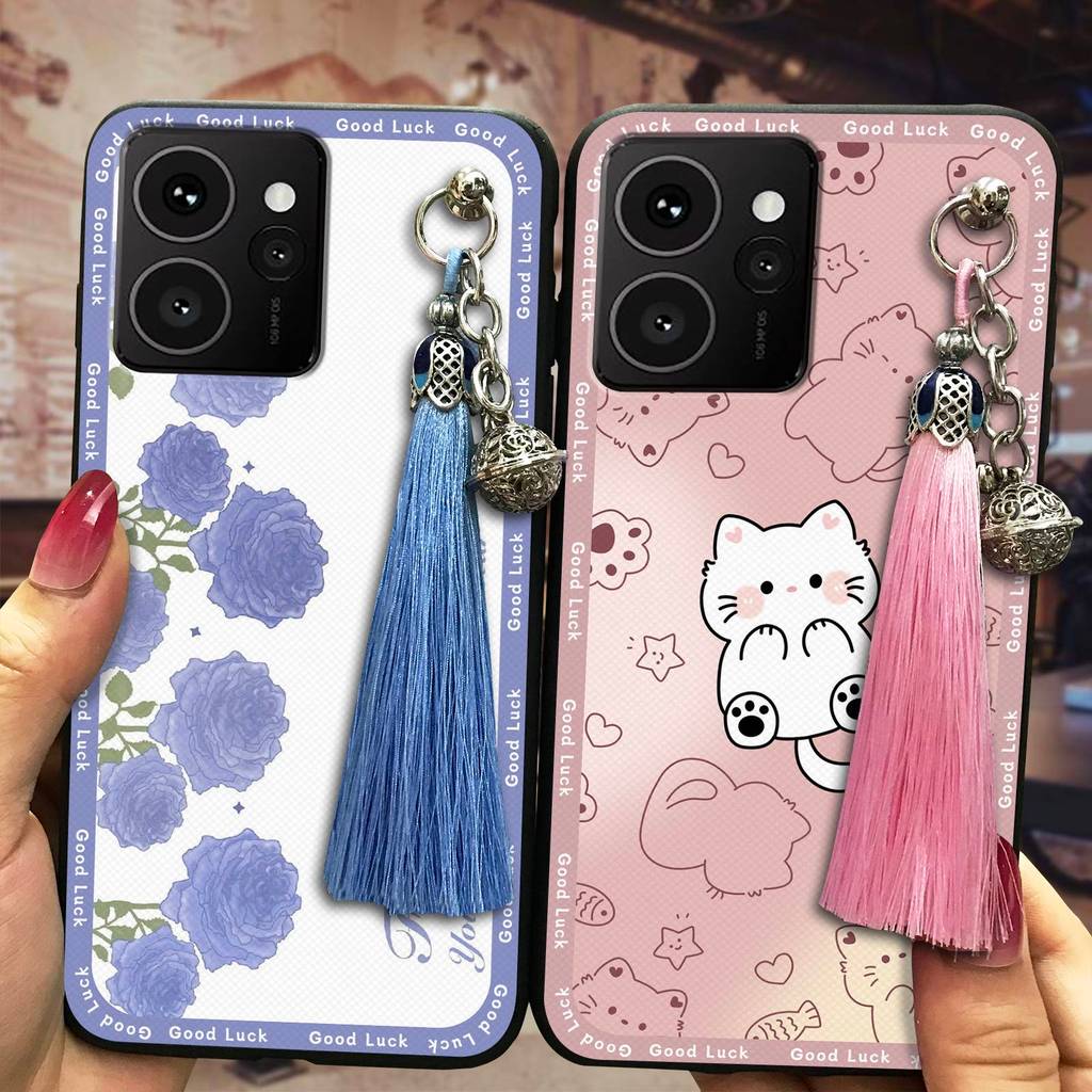 พู่ Bell เคสโทรศัพท์สําหรับ Nokia HMD Skyline Graffiti Soft Case เต็มห่อน่ารักกันน้ําป้องกันฝุ่นกระเ