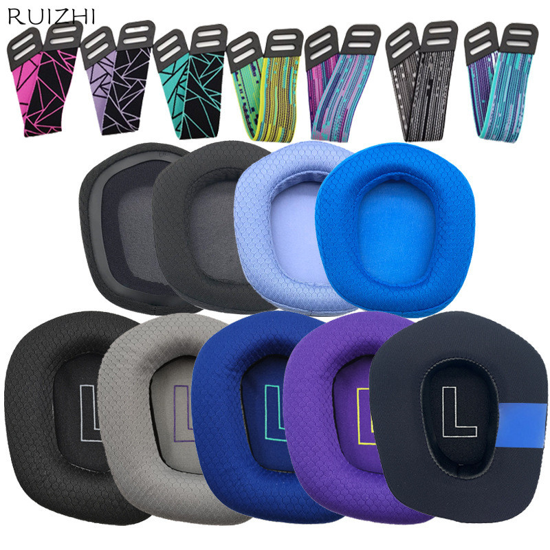 เปลี่ยนแผ่นรองหูฟังโฟมหมอนเบาะรองนั่งสําหรับ Logitech G733 G335 Logitech G 733 หูฟังแผ่นรองหูฟังหัวค
