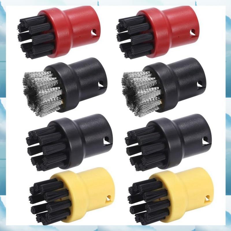 [WSB] 8PCS แปรงทําความสะอาดไอน้ําทรงกลมทดแทนสําหรับKarcher SC1/SC2/CTK10/SC3/SC4/SC5/SC7 ชิ้นส่วนทํา