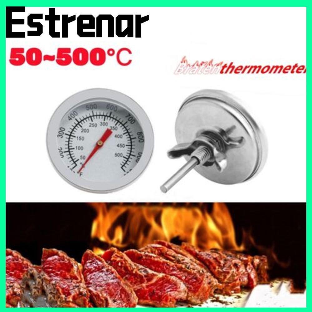 ESTRENAR เตาย่างสูบบุหรี่เนื้อทําอาหารบ้าน 50-500 oC เครื่องวัดอุณหภูมิบาร์บีคิว