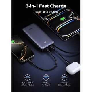UGREEN Power Bank แบตสำรอง 20000mAh แบบพกพาชาร์จเร็ว PD 45W Fast Charging รุ่น 55988B