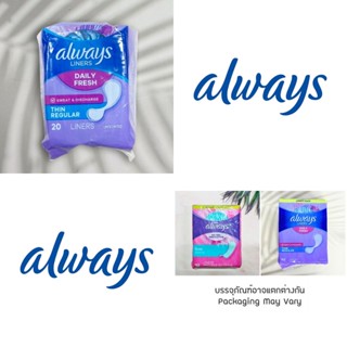 [Always®] Thin Mince For Women Light Absorbency, Unscented 1…
