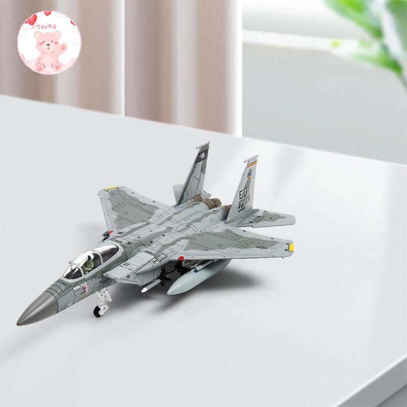 [Whbadguy] 1/100 US F-15 Plane Model Fighter Model สําหรับห้องนั่งเล่นห้องนอนเดสก์ท็อป