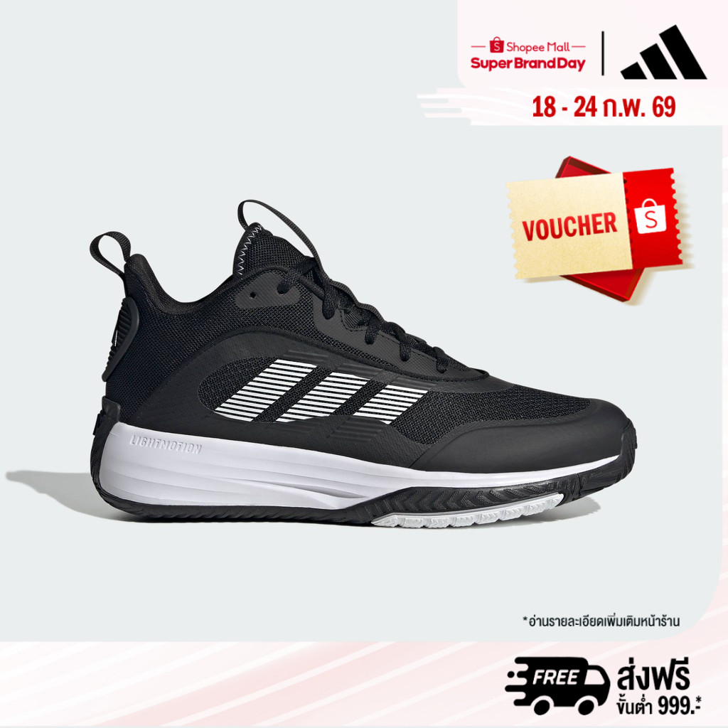 adidas บาสเกตบอล & ไลฟ์สไตล์ รองเท้า Own the Game 3 ผู้ชาย สีดำ IF4568