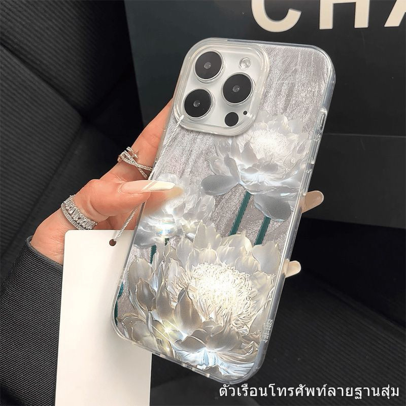 💮ชื่อร้าน⚪️เคสไอโฟนดอกบัวขาวiPhone17ProMax17Air16pro15plus14/13/12/11-CDYYSKIMD6