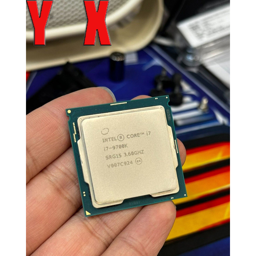 ใช้ 9Th Gen Core i7-9700K LGA1151 8 Core CPU โปรเซสเซอร์ SRG15 3.60GHz 95W อัพเกรด Gaming CPU คอมพิว