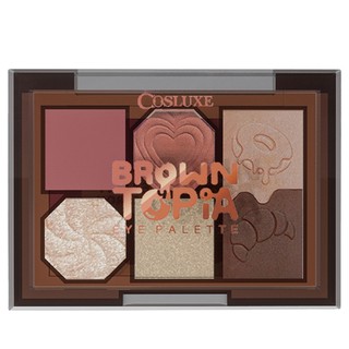 COSLUXE - BROWNTOPIA EYE PALETTE (5.7g.) คอสลุคส์ บราวน์โทเปีย อาย พาเลท