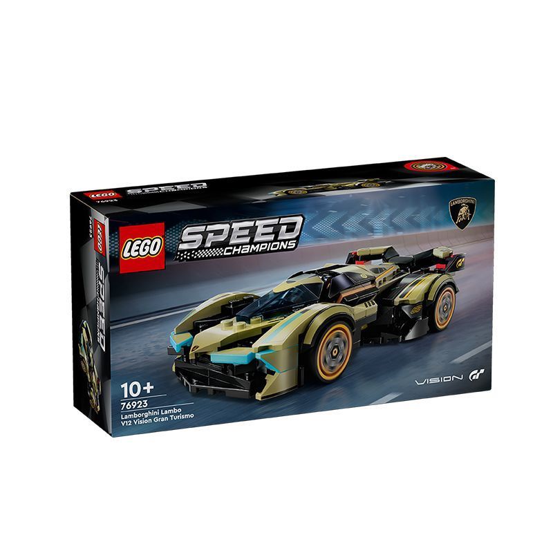 LEGO LEGO รถแข่ง 76923 Lamborghini V12 GT บล็อกตัวต่อของขวัญสําหรับเด็กผู้หญิง