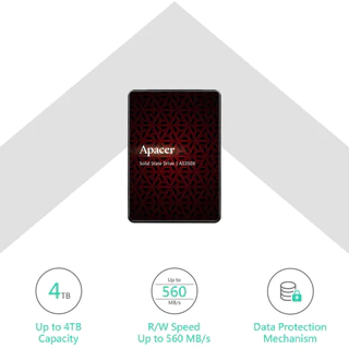 APACER AS350X SSD 2.5" SATAIII 256GB/512GB (560/540MB/s) เอสเอสดี