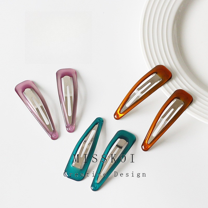MISSKOI Korean Epoxy Clip-On Bangs ขนาดเล็ก สไตล์ Simple และ Bangs ทรงบางเบา ราคา ถูกที่สุด ดีลบีเคเค