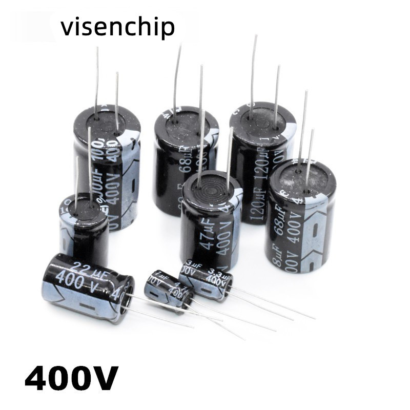 5PCS อลูมิเนียม electrolytic capacitor 400V 22UF 33UF 47UF 68UF 100UF 150UF