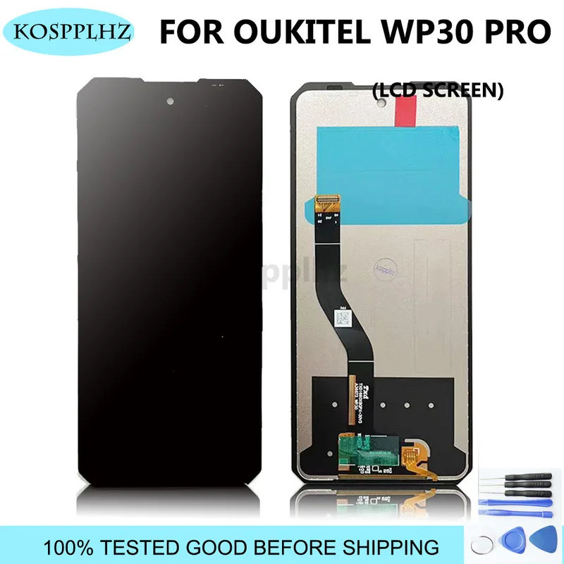 6.78 "อะไหล่สําหรับ Oukitel WP30 Pro จอแสดงผล LCD OUKITEL WP30 หน้าจอสัมผัส WP 30 WP30Pro Digitizer 
