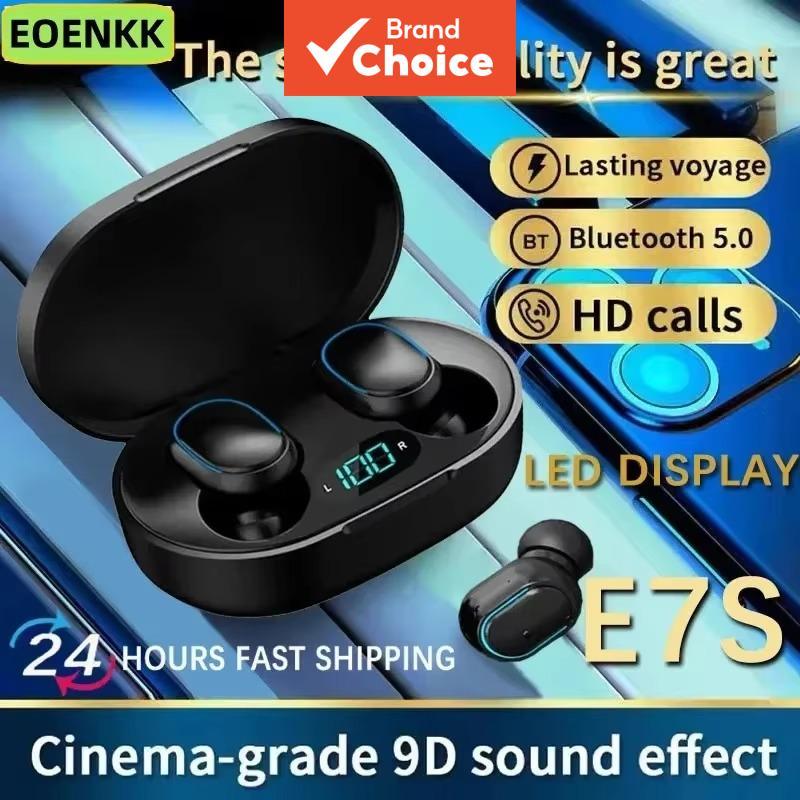  หูฟังบลูทูธพกพา SPRISE E7S แบบ TWS ไร้สาย หูฟังเอียร์บัดสเตอริโอ HiFi ลดเสียงรบกวน กันน้ํา เล่นได้นาน สัญญาณเสถียร โทรชัดระดับ HD สําหรับสมาร์ทโฟน
