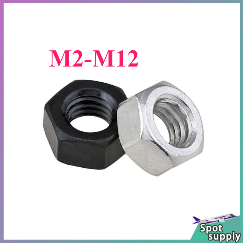 White Zinc/Nickel Plated/Black Nickel Hex Nuts M2-M12 HJ-L001