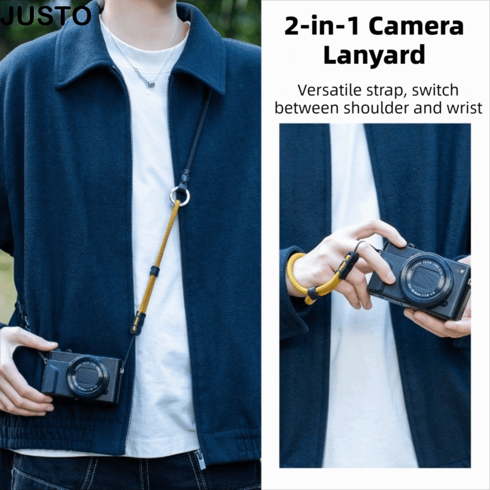 JUSTO Micro Single Strap, Adjustable Quick Release Camera Shoulder Strap, วัสดุทนทานน้ําหนักเบากล้อง