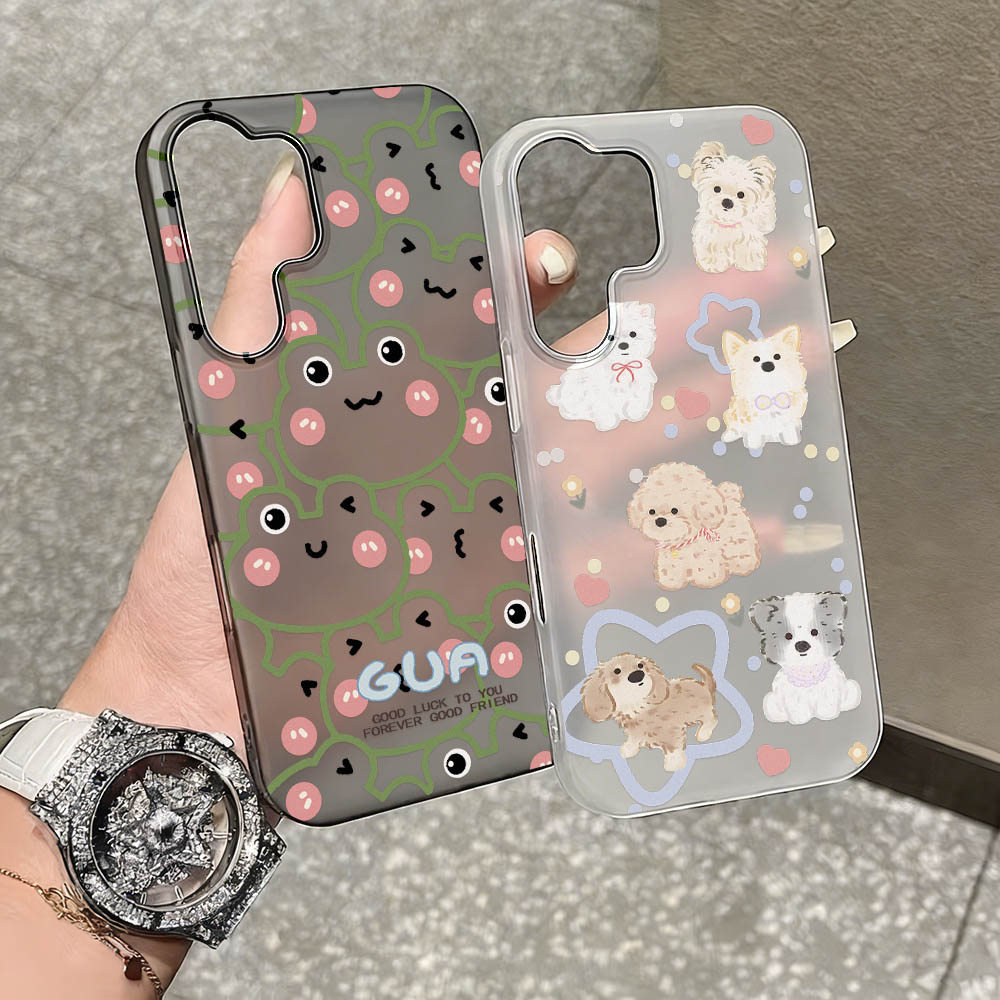 เคสโทรศัพท์ for Samsung A56 A55 Case Samsung A07 A35 A05S A16 A17 A36 A15 S24 S25 S26 Ultra A54 A34 A53 A26 น้ำค้างแข็ง