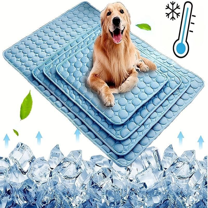 Cooling Pet Mat, 1pc Washable Pet Bed, Summer Cooling Pad for Dogs & Cats, Comfortable Pet Tools Mat