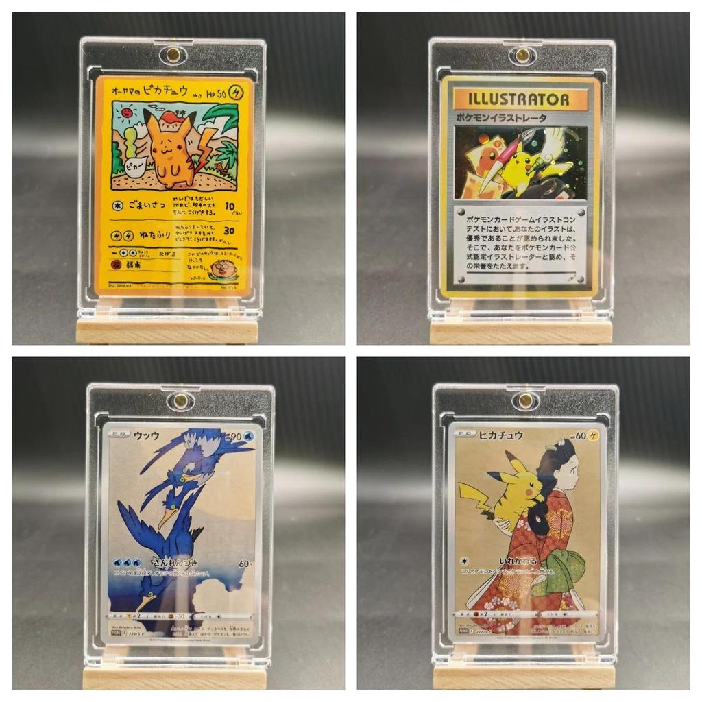 Pokemon Diy Ptcg ญี่ปุ่น Sm Xy Pikachu Magikarp Ooyama Self Made การ์ดเดี่ยวเกมคลาสสิก Animewith การ