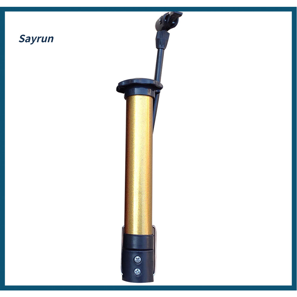 Sayrun แรงดันสูงแบบพกพา Bycycle ยางบาสเกตบอลฟุตบอลคู่มือปั๊มลม Inflator
