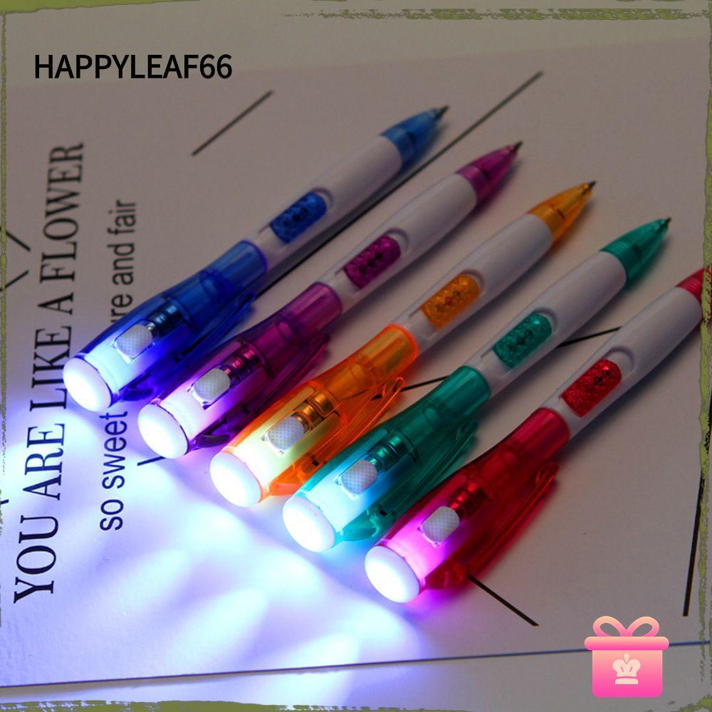 HAPPYLEAF66 ไฟฉายปากกา Universal ความสว่างเครื่องเขียนปากกา Ball