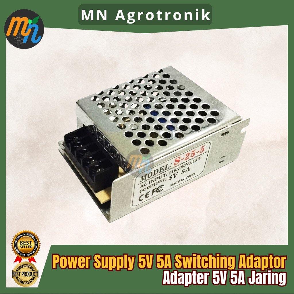 แหล่งจ่ายไฟ 5V 5A Led Switching Adapter Adapter Adapter 5V 5A Net