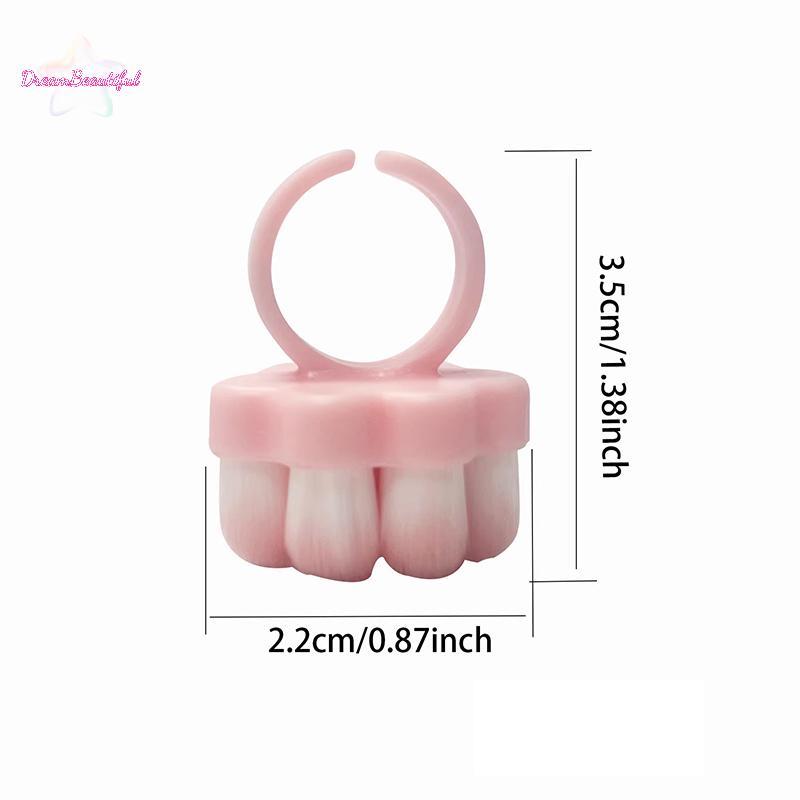 <DBFl-t>พลาสติกเล็บแปรงทําความสะอาดฝุ่นแปรงBule Cat Pawเจลฝุ่นทําความสะอาดMake Upแปรงรูปแหวนเครื่องมือทําเล็บนุ่มใหม่ ราคา ถูกที่สุด ดีลบีเคเค แกลเลอรีภาพที่ 5