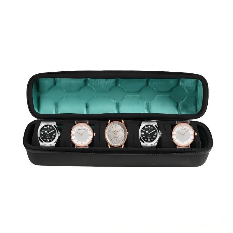 กระเป๋าใส่-แสดงนาฬิกาพกพา EVA กันน้ำ 1-10 ช่อง มีฟองน้ำรองรับ ใช้เดินทางหรือเก็บในบ้าน