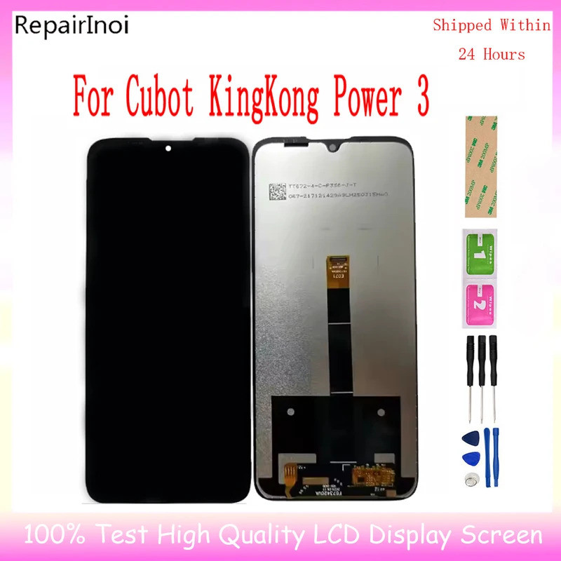 ใหม่หน้าจอสัมผัสสําหรับ Cubot King Kong Power 3 Cubot KingKong Power 5 จอแสดงผล LCD อะไหล่ถอดเครื่อง