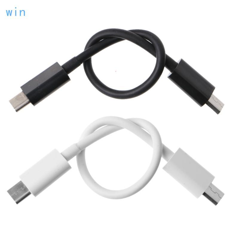 Win USB 3 1 Type-C ถึง USB 2 0 Micro-B Micro USB สายชาร์จข้อมูลอะแดปเตอร์