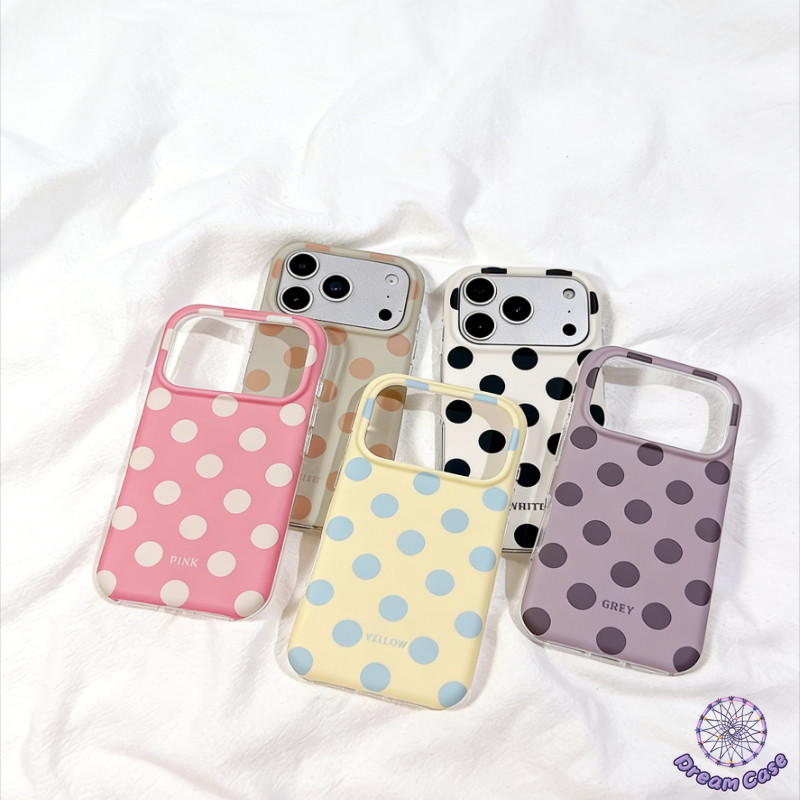 เคสIMD ลายจุดสไตล์ฮิต เหมาะสำหรับ เคส Samsung A06 A35-5G A55-5G