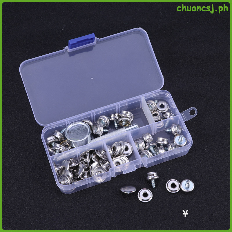 Snaps Fastener สกรู Snaps Heavy Duty โลหะ Snaps ปุ่มชุดเต็นท์เรือโซฟาอุปกรณ์เสริมกล่องเก็บและเครื่อง