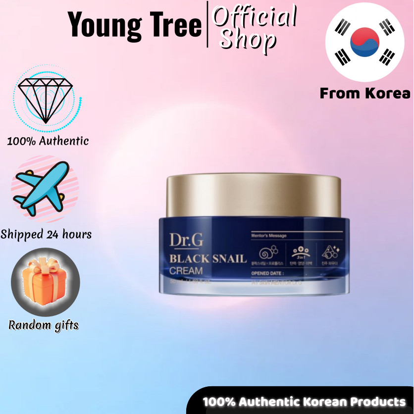 [Dr.G] Black Snail Retinol Ampoule / Cream 50ml - Total Anti-Aging, Elastic Boosting