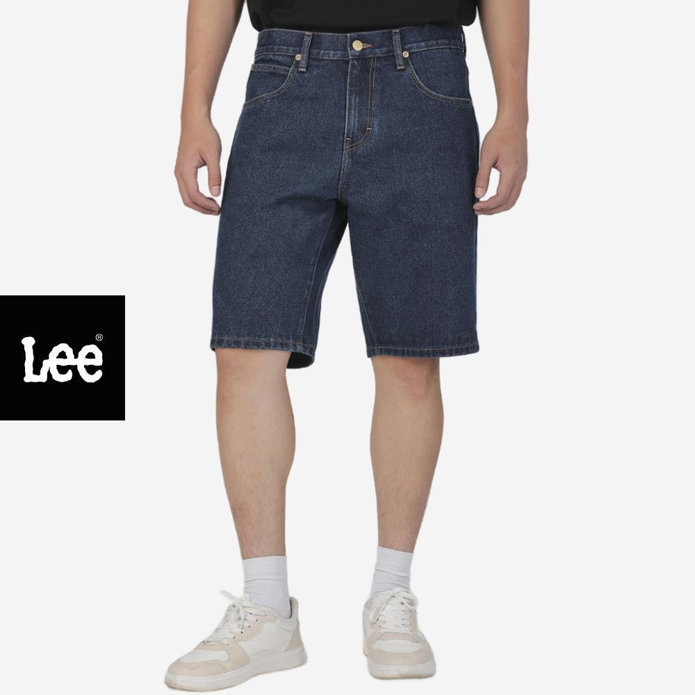 LEE กางเกงยีนส์ขาสั้นผู้ชาย รุ่น LE S126MSHOF01 สียีนส์กลาง