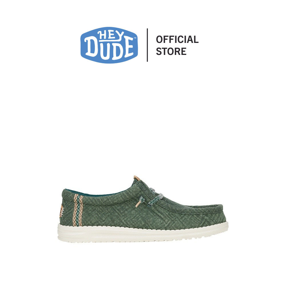 HEYDUDE รองเท้าลำลองผู้ชาย WALLY JUTE รุ่น HD 43085-336 - SEA GREEN