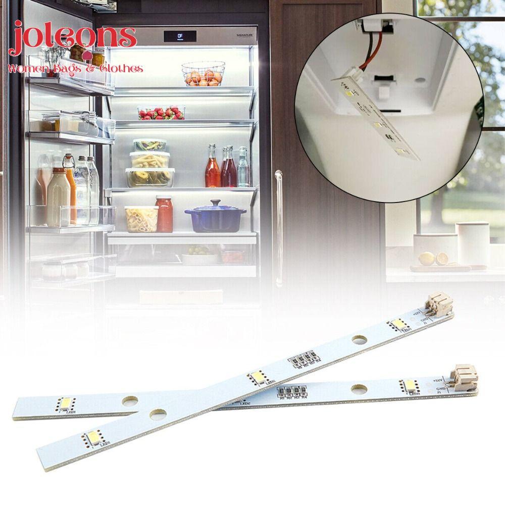 JOLEONS ตู้แช่แข็ง Strip Light, 16 ซม.ความสว่างตู้เย็น Strip Light Strip สีขาวเครื่องทําความเย็น LED