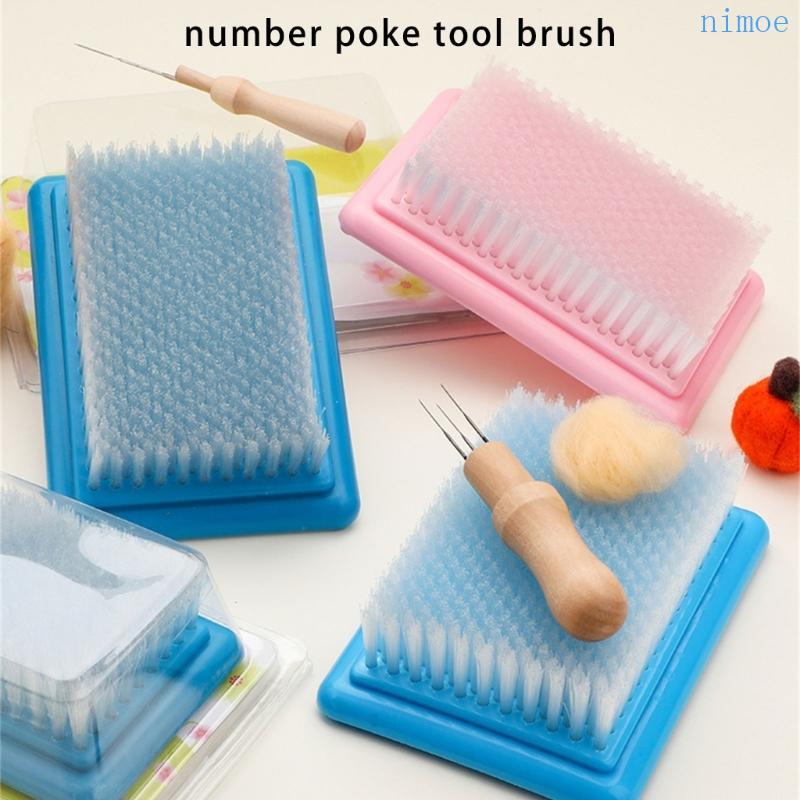 Nio Needle Felting Mats Brush Felting Tool สําหรับการสร้างขนสัตว์สําหรับผู้เริ่มต้น