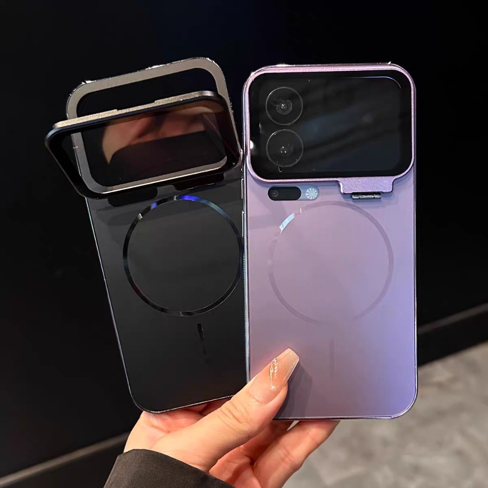วงเล็บเลนส์โลหะคลุมทั้งหมดเคสชาร์จแม่เหล็กสําหรับเคสโทรศัพท์ Xiaomi 17 Pro Max Mi17ProMax