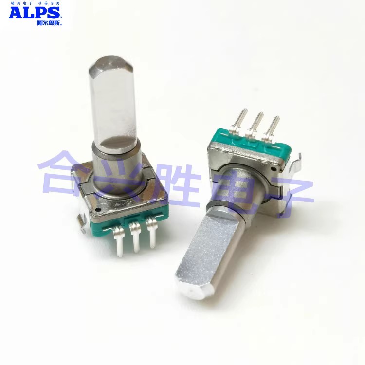 ญี่ปุ่นญี่ปุ่น ALPS EC11 ประเภทหมุน Encoder 30 ตําแหน่ง 15 Pulse พร้อมสวิตช์ EC11E15204A3
