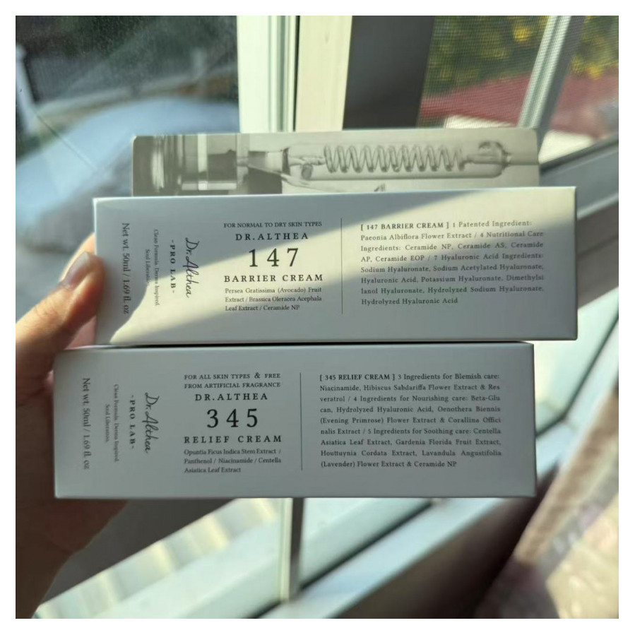 Dr.althea 147 Barrier Cream / 345 Relief Cream 50ml มอยเจอไรเซอร์