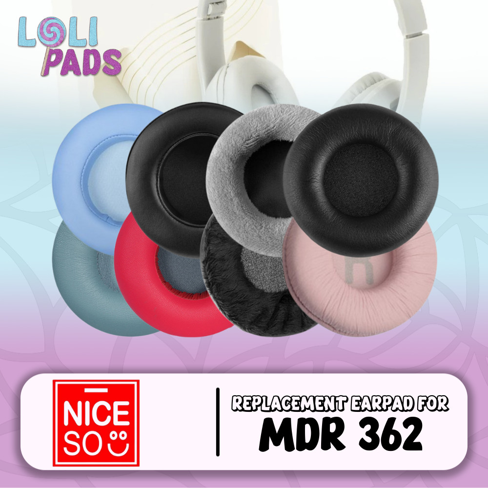 โฟมแผ่นรองหูฟังแผ่นรองหูฟัง Nice So MDR362 MDR 362 MDR-362 โฟม Earcup Pad