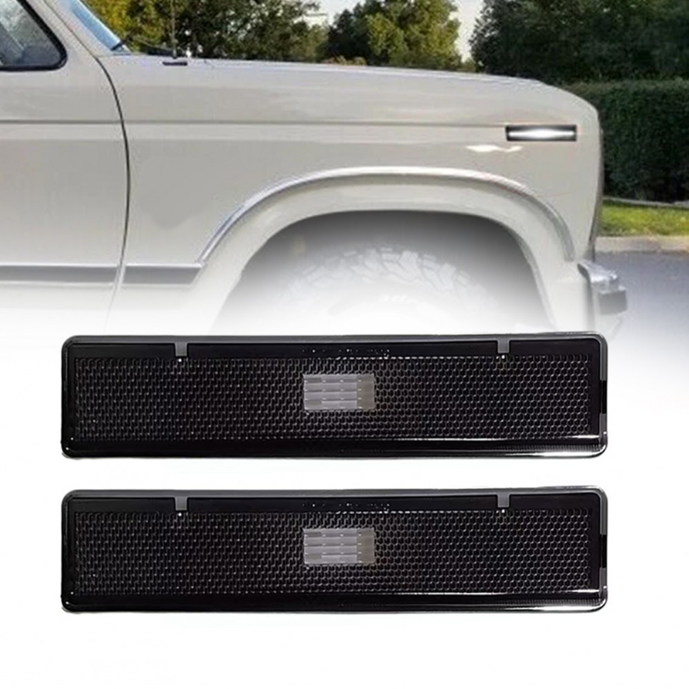 2xSide Marker Light Housing EOTZ15A201A สําหรับ Ford สําหรับ Bronco สําหรับ F150 F250 80-86