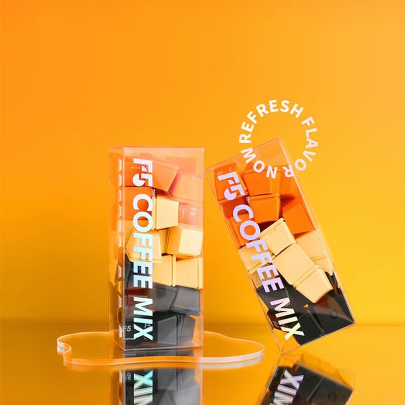 New Date F5 Keyboard Instant Freeze-Brew Freeze-Dried Coffee Latte American Pure Black Coffee Powder