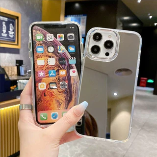 【MIRROR CASE】เคสไอโฟน เคส iPhone 16/15 Pro Max/14/13/12/11/XS/XR แบบแข็งผิวกระจกแวววาว + กันกระแทก 360°!