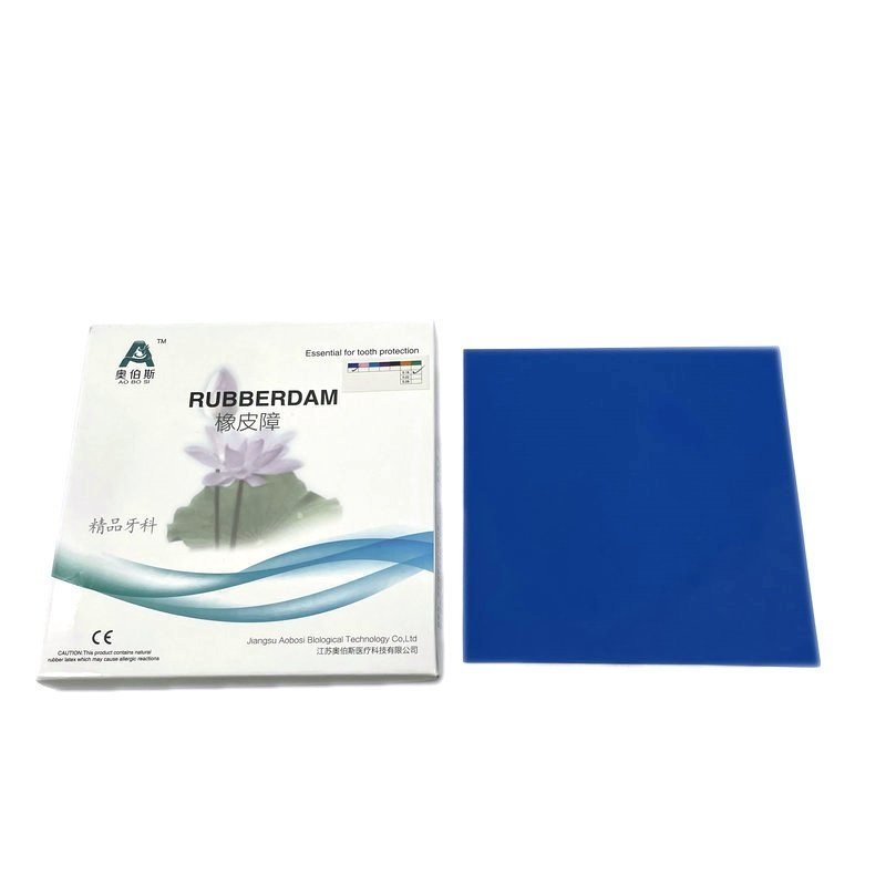 1 Box High Quality Pure Latex Rubber Dam Dental Dam Anti-allergy Dental Rubber Dam 5*5 inch 6*6 Dent