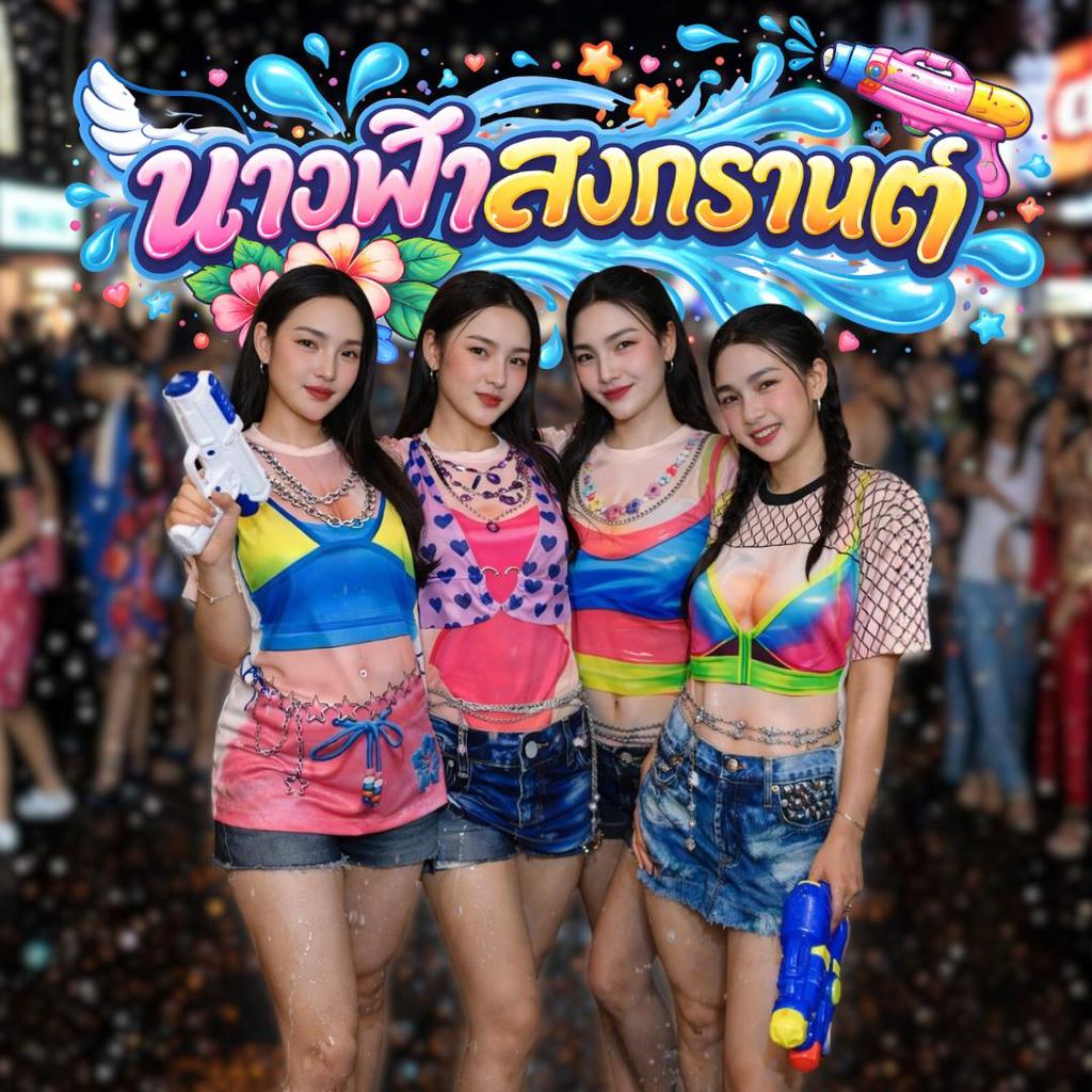 TMS รุ่นนางฟ้าข้าวสาร ผ้าไมโครแฟชั่น สีสดใส มีไซส์เด็ก-ผู้ใหญ่ พร้อมส่งจากไทย
