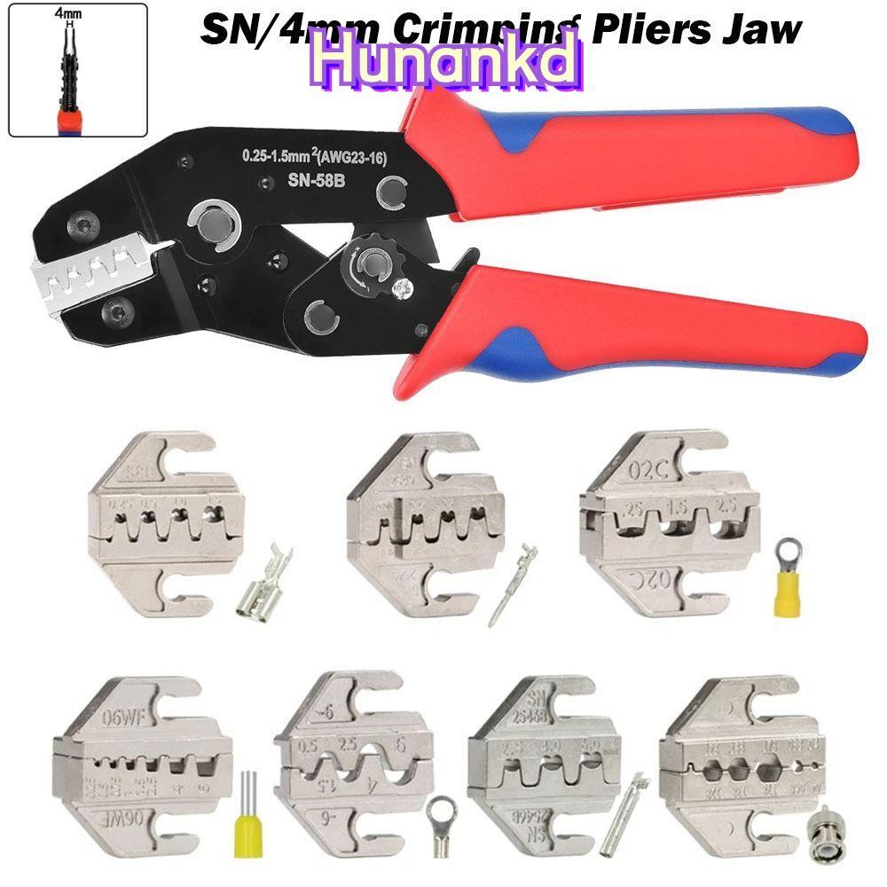 HUNAN SN CRIMPING คีม Jaw, 06WF 2549 03H Alloy CRIMPING คีมขากรรไกร,กว้าง 4 มม.48B 58B SN-2546B 02C 